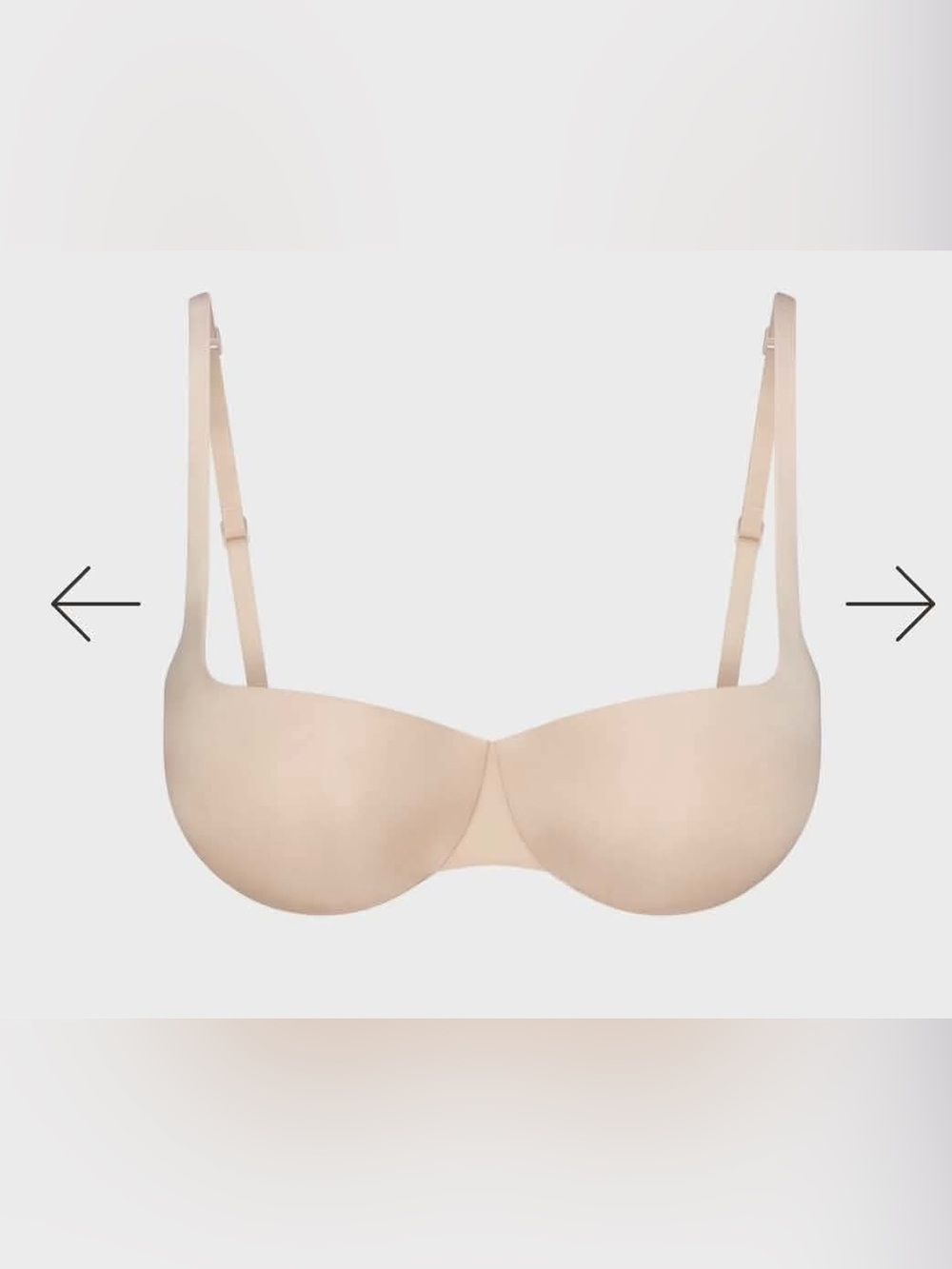 SKIMS ULTIMATE Balconette Push Up Bra Size 34D